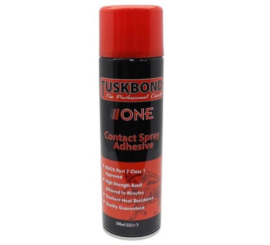 Tuskbond ONE Contact Spray Adhesive 500ml Aerosol
