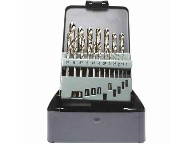 Makita P-19906 19PC HSS Ground Drill Bit Set