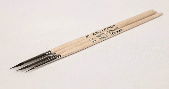 Konig KO429 Squirrel Hair Pencil Brush Set
