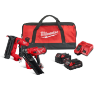 Milwaukee M18FPP2AR Fuel Nailer Power Pack 18V with a 5Ah and a 2Ah Battery