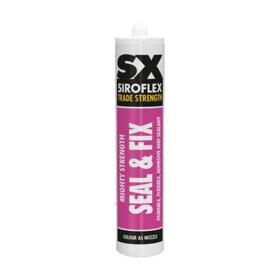 A-One Tools & Fixings MS Fix & Seal Durable, Flexible MS Polymer - White