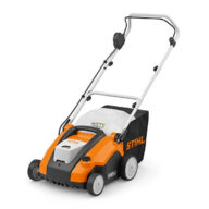 Stihl RLA 240 Cordless Lawn Scarifier, with both scarifying blade & spring tine roller attachments