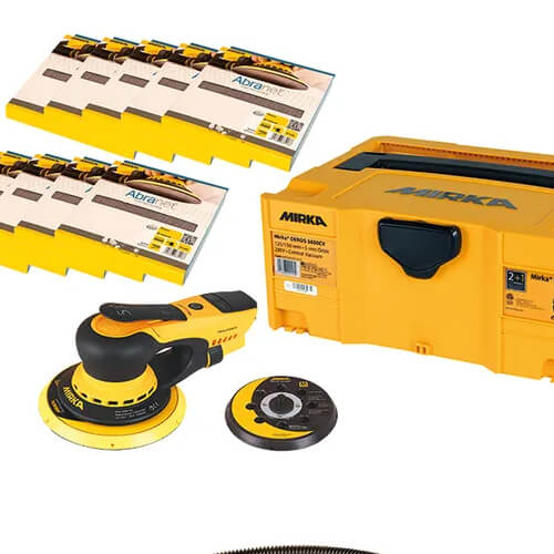 Mirka® DEROS 5650XCV & Dust Extractor 1230 M PC GB 110V Deco Solution Kit - Image 2