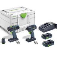 Festool 576493 Screwdriver & Drill Bit Set TID 18 C 3,1-Set T18