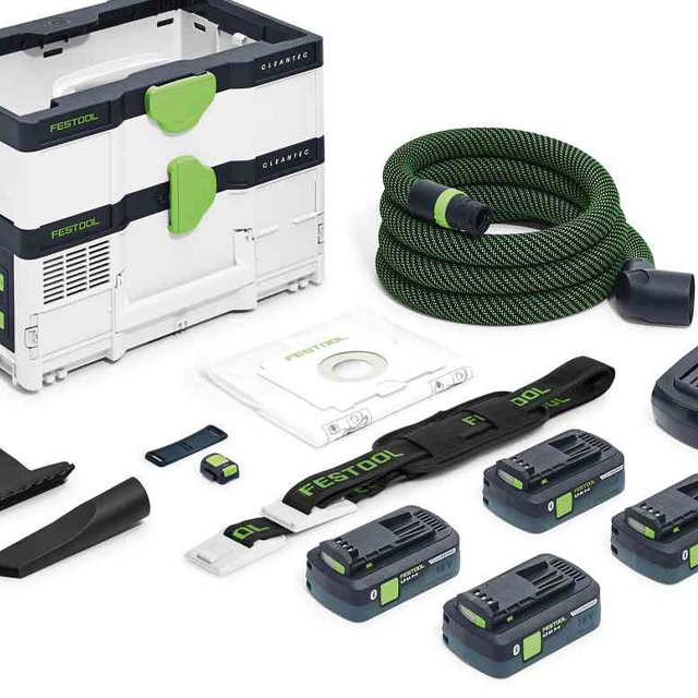 Festool 576945 Cordless Mobile Dust Extractor CLEANTEC CTLC SYS HPC 4,0 I-Plus - Image 3