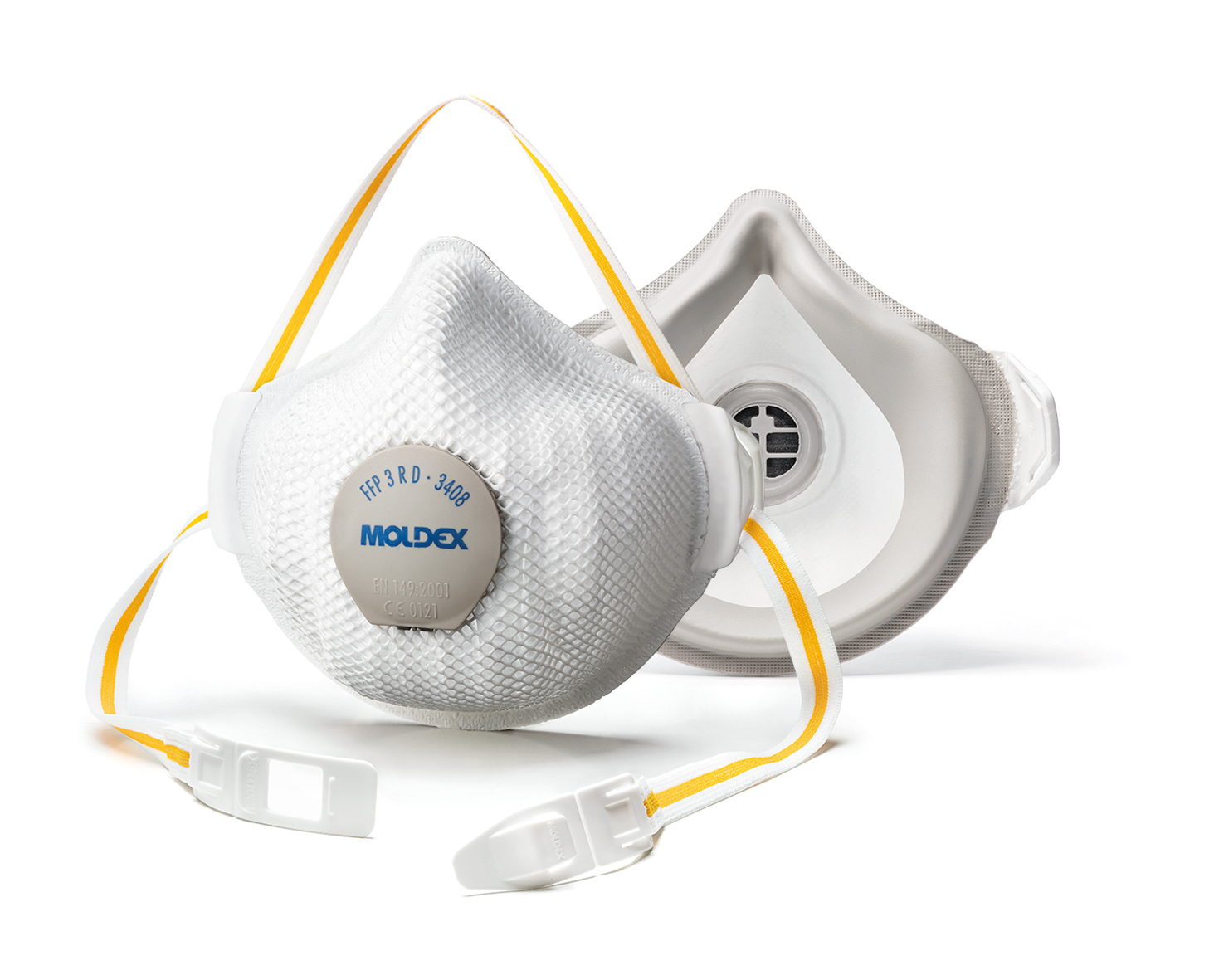 Moldex 3408 Respiratory Air Plus ProValve FFP3 R D, Pack Of 5 - Image 2