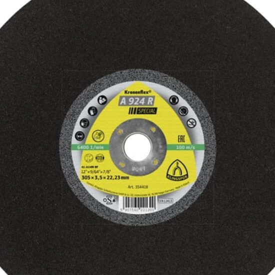 Klingpor 356mm x 20 x 4mm A 924 R Special Kronenflex® large cutting-off wheels for Steel, Single - Image 2