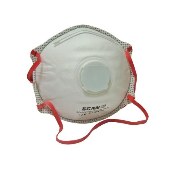 Scan SCAPPEP3MVDB Moulded Disposable Valved Masks FFP3 (Pack 10)