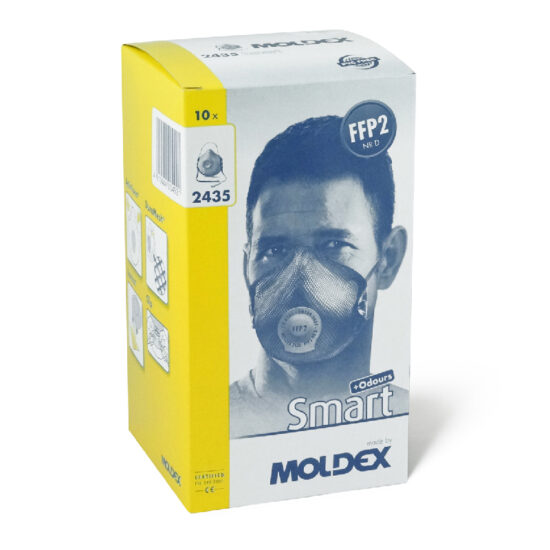 Moldex 243501 Smart Active FFP2 NR D Dust Masks, Box Of 10