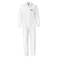 Portwest ST40 - BizTex White Microporous Coverall Type 5/6, Size Extra Large