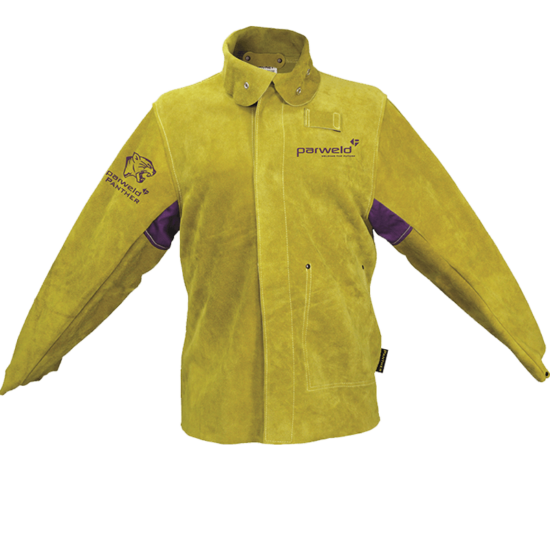 Parweld P3788M Panther Leather Welders Jacket, Medium