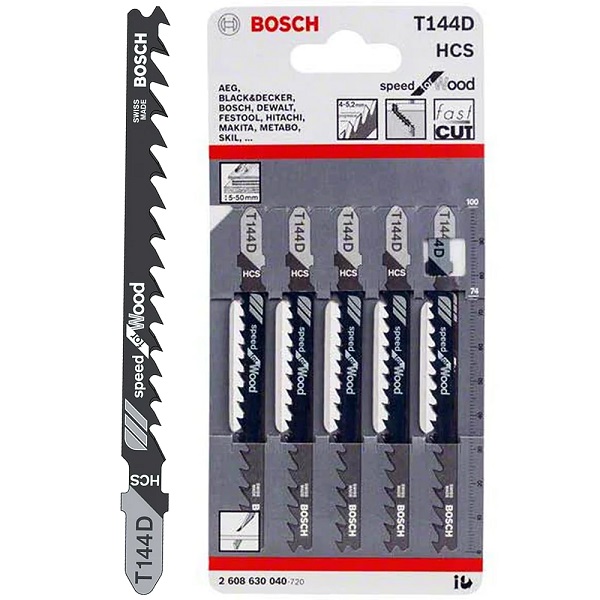 Bosch 2608630040 T144D Jigsaw Blade Set (5)