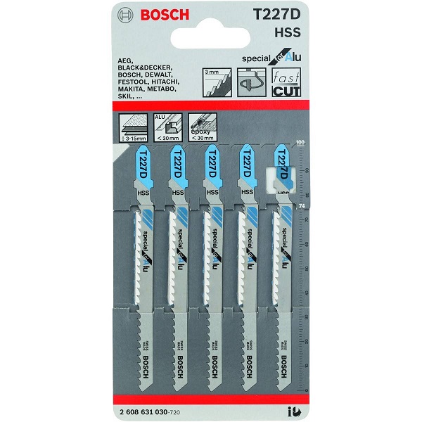 Bosch 2608631030 T227D JIgsaw Blade Set (5)