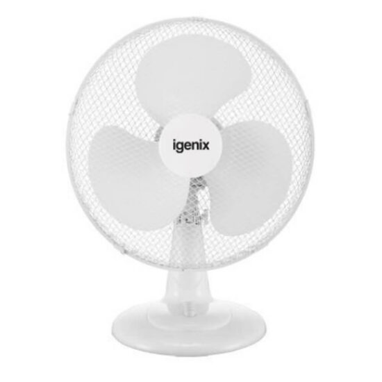 iGenix 16 Inch Desk Fan White