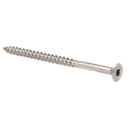 DECK-TITE® TFDS04550 PLUS 4.5 x 50mm Square Countersunk Screw - Stainless Steel Box Of 200