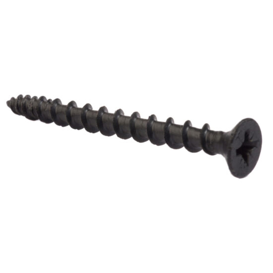 EXTERIOR-TITE® TFETCB4040 4.0 x 40mm Pozi Countersunk Screw In Black - Box Of 200