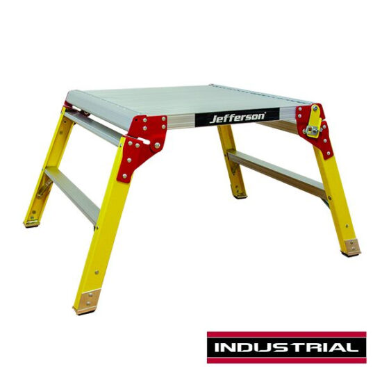 Jefferson JEFLADWP02-600FG 600mm Wide 2 Tread Fibreglass Work Platform