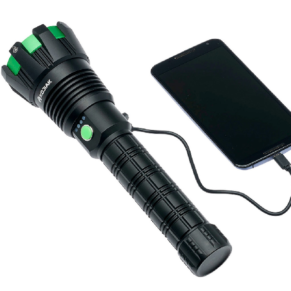 LitezAll Kodiak 25478 Kolossus Rechargeable Tactical Torch with Power Bank 15,000 Lumens - Image 4