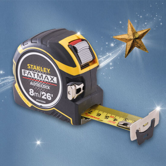 STANLEY® FatMax® XMS23ATAPE8 Autolock Pocket Tape 8m/26ft (Width 32mm) - Image 2
