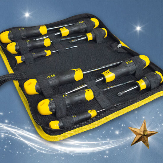 STANLEY® XMS23SCREW10 STANLEY® 10 Piece CUSHION GRIP™ Screwdriver Set in Wallet - Image 2