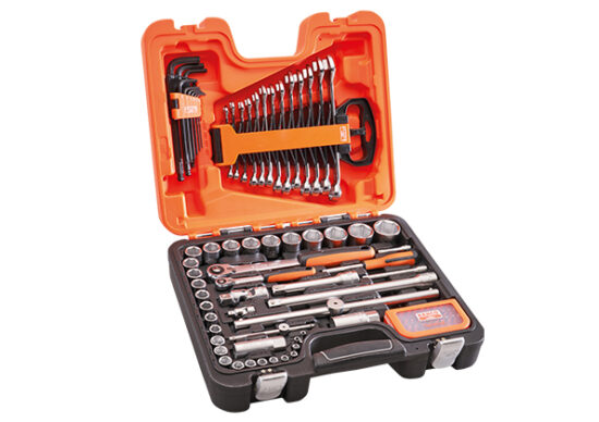 Bahco XMS23SOC1214 Bahco 95 Piece 1/4in and 1/2in Square Drive Socket and Mechanics Set