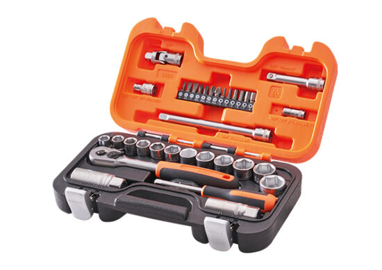 Bahco XMS23SOC38 Bahco 34 Piece 3/8in Square Drive Socket Set