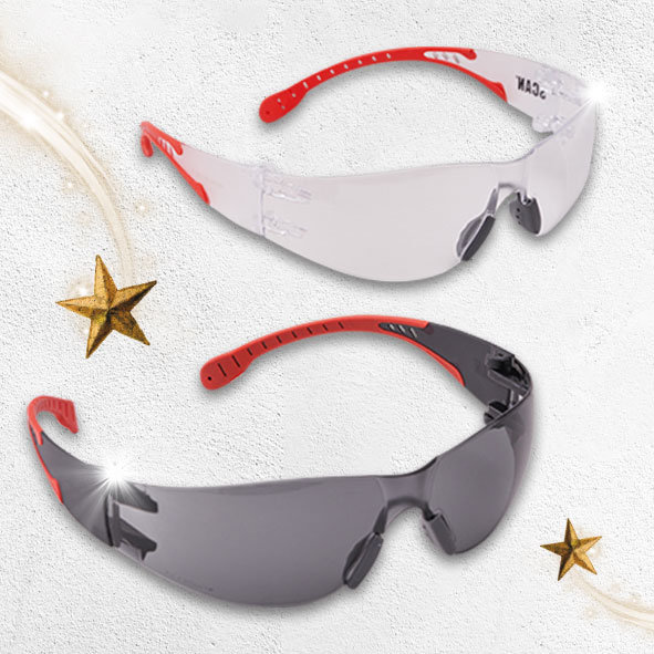 Scan XMS23SPECS Scan Flexi Spec Safety Glasses Twin Pack - Image 2