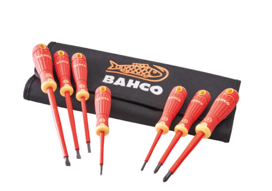 Bahco XMS23VDE7 Bahco 7 Piece VDE Screwdriver Set in Wallet