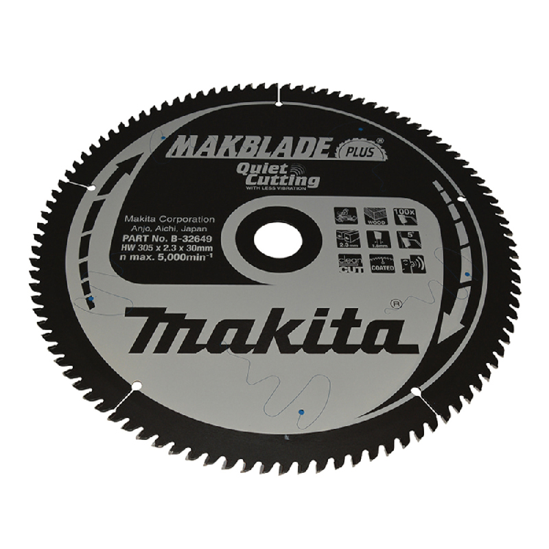 Makita B-32649, (B-08816) Circular Saw Blade, Makblade+, TCT, 305x30mm, 100T