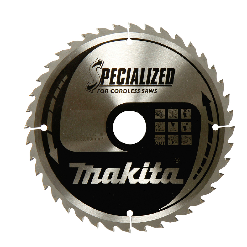 Makita B-32926, (B-09195) Circular Saw Blade, Specialized T.C.T, 190x30mm, 24T