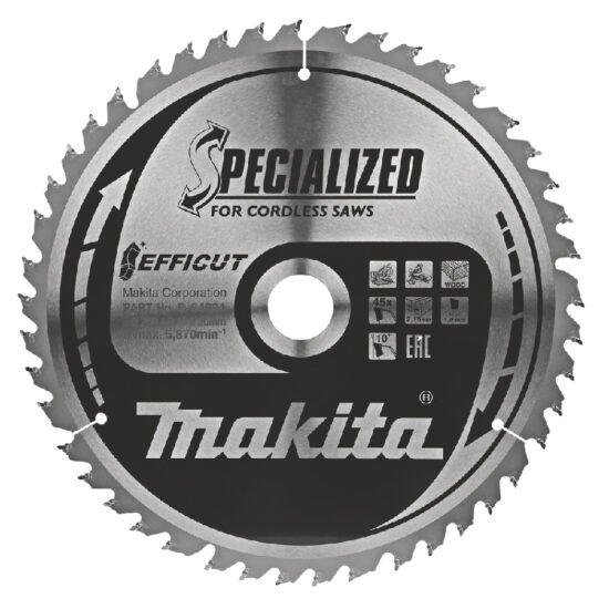 Makita B-64630, (B-64624) Circular saw blade, Efficut T.C.T, 260 x 30 mm, 45 T