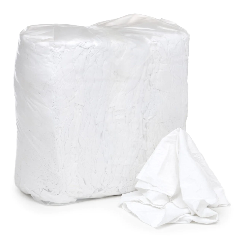 White Eco Terry Towelling Wiping Rags – 8kg
