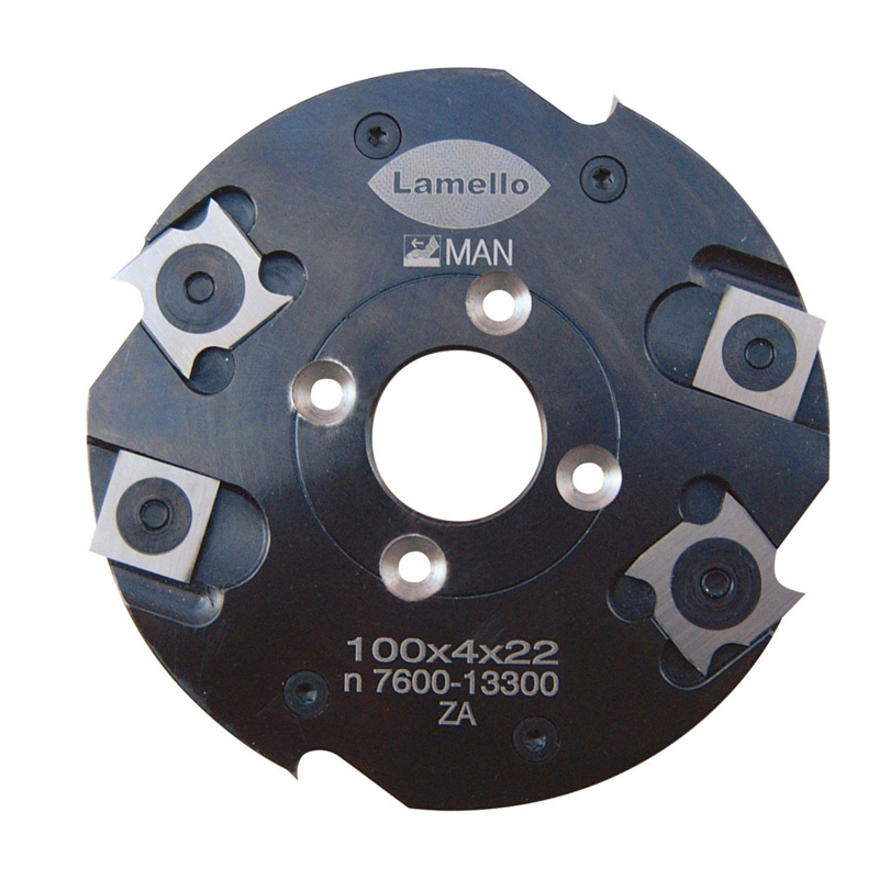 Lamello 132130 Groove cutter HW (carbide) with reversible blades, Ø 100 × 4 ר 22 mm