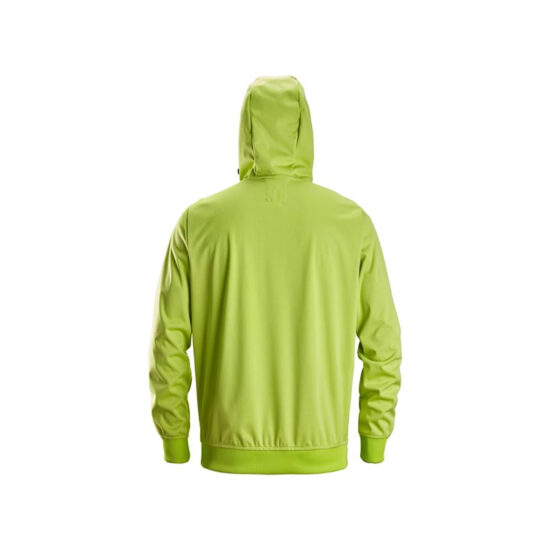 Snickers Workwear 8400 Lime FlexiWork, Windblocker Stretch Half-Zip Hoodie - Image 2