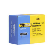 Tacwise Type 16G/45 mm Galvanised Finish Nails, Pack of 2500