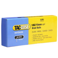 Tacwise Type 18G/13mm Galvanised Brad Nails, Pack of 5000