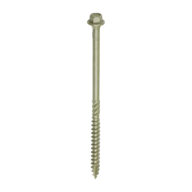 TimCo 6.7 x 125mm Hex Green Timber Frame Construction & Landscaping Screws, Pack of 50