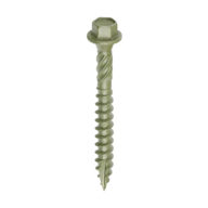 TimCo 6.7 x 60mm Hex Green Timber Frame Construction & Landscaping Screws, Pack of 50