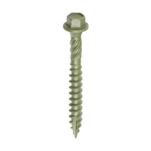 Hex Exterior Green Screws