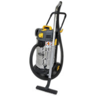 Sealey PC380M110V Vacuum Cleaner Industrial Dust-Free Wet/Dry 38L 1100W/110V Stainless Steel Drum M Class Filtration
