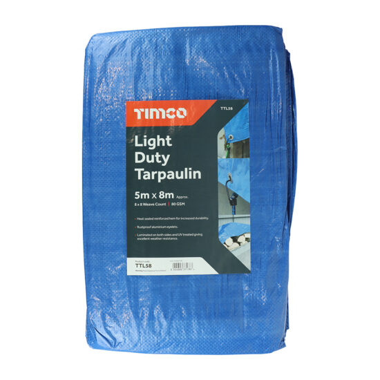TimCo TTL58 Tarpaulin - Light Duty 5 x 8m