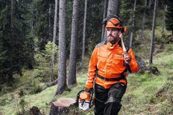 Stihl 0088554020 DuroFlex Weatherproof Orange Jacket - Image 4