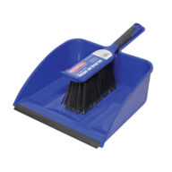 Faithfull FAIBRDUSTLRG Large Plastic Dustpan & Brush Set