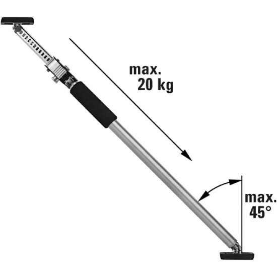 Bessey ST125 Telescopic drywall Ceiling support ST 1250, BE207509 - Image 3
