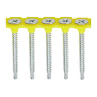 TimCo 00045COLLSD 3.5x45 Collated Drywall Screws PH Bugle Self Tapping Thread Self Drilling Zinc