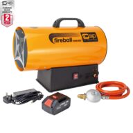SIP 09279 FIREBALL 1050 Cordless Propane Heater