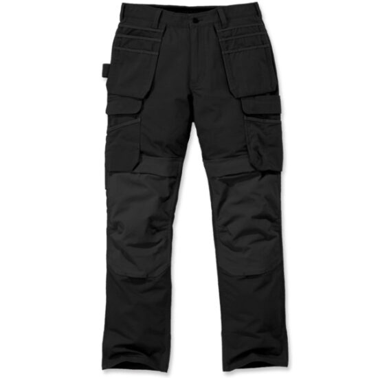 Carhartt 103337 Relaxed Fit Cargo Work Trousers, Black