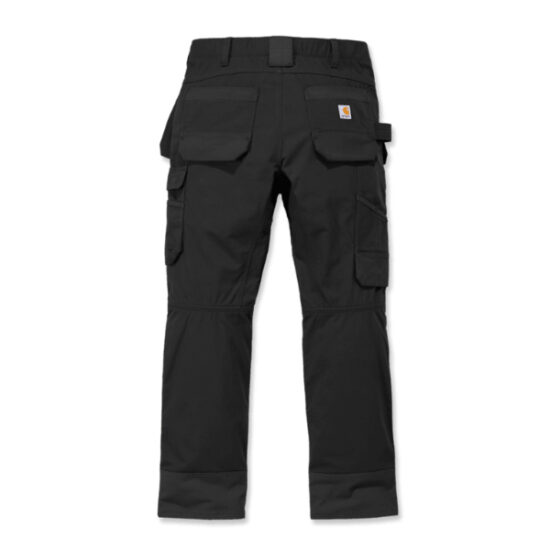 Carhartt 103337 Relaxed Fit Cargo Work Trousers, Black - Image 2