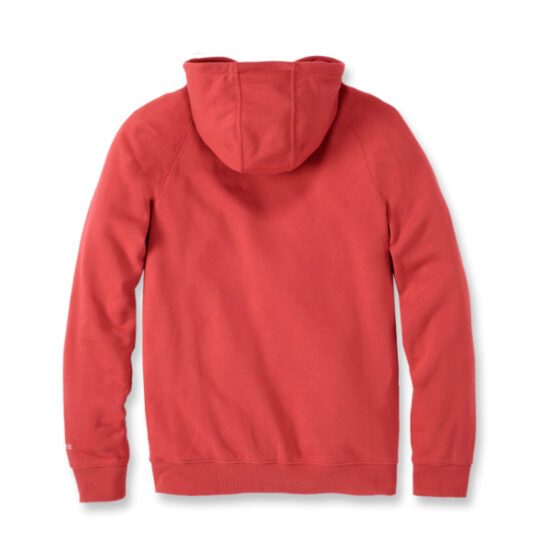 Carhartt TS5569 'Force' RelaxedFit Lightweight Logo Sweatshirt, Red Barn - Image 4