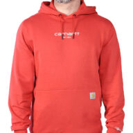 Carhartt TS5569 'Force' RelaxedFit Lightweight Logo Sweatshirt, Red Barn